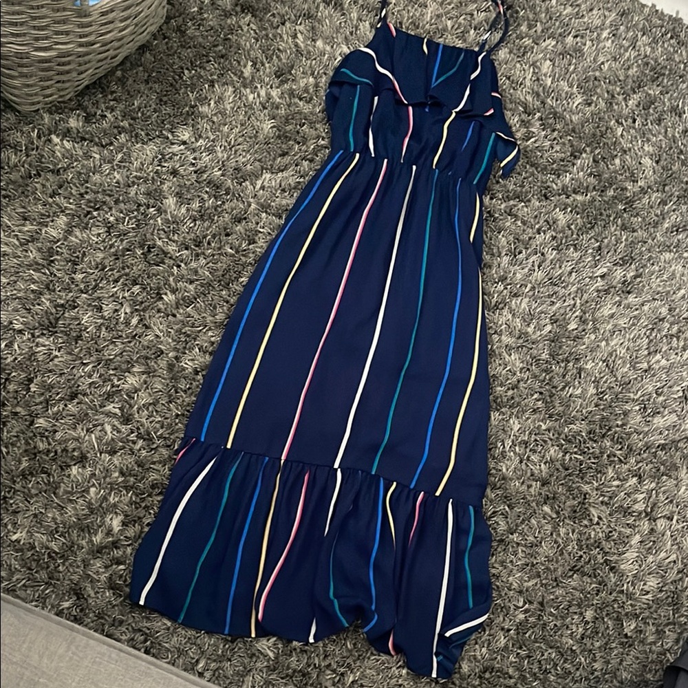 Striped Navy Kids Dress